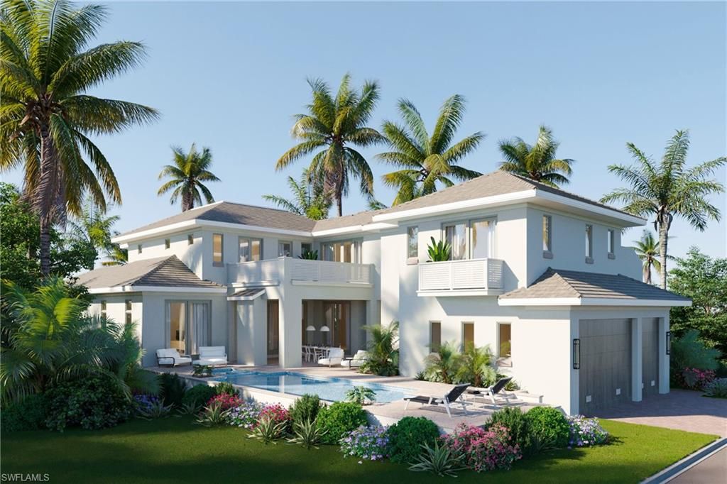 Attached, Exterior, Facade, Pool, Modern
