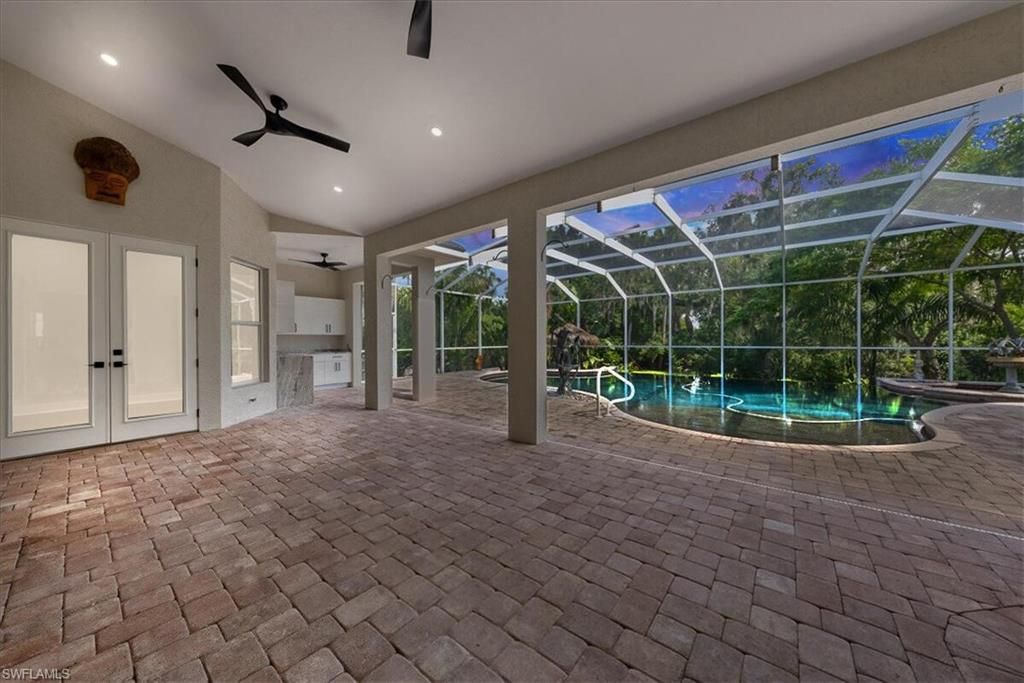 Glass Ceilings, Interior, Pool, Recessed Lighting, Sun Room