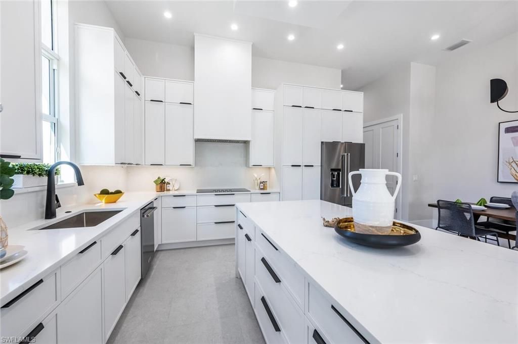 Interior, Kitchen, Recessed Lighting, Stainless Steel Appliances