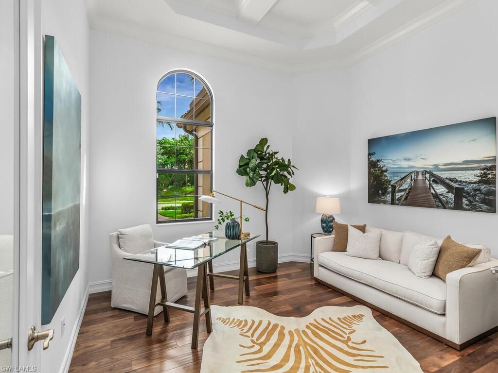 Home Office, Interior, Wood Texture Flooring