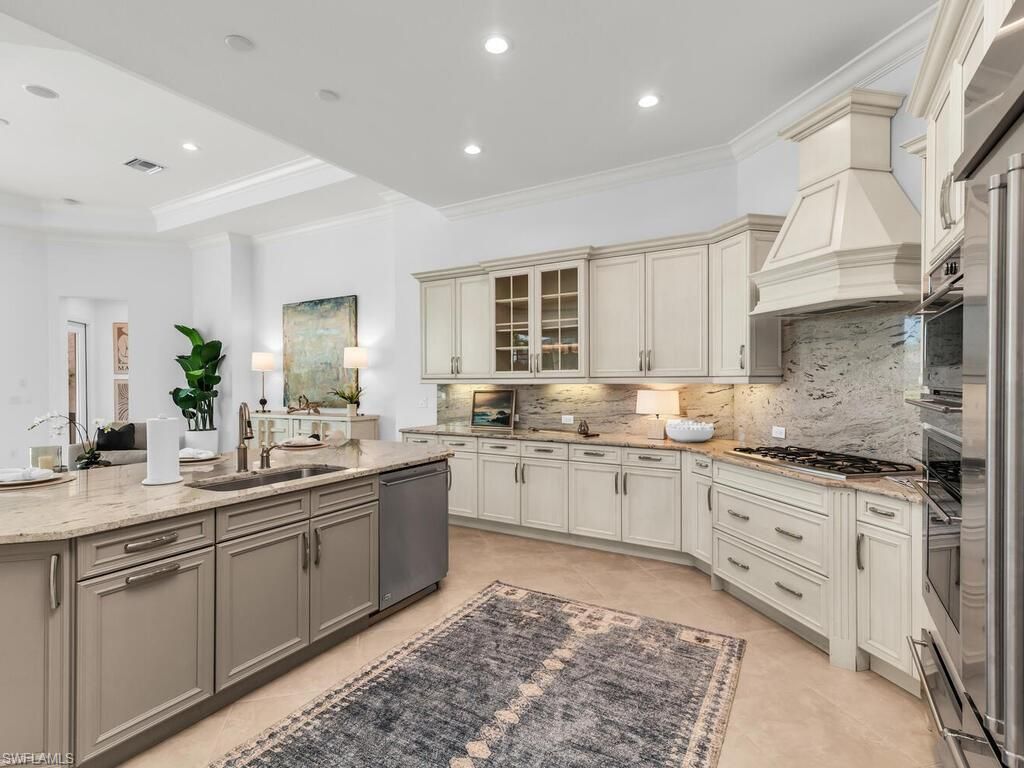 Interior, Kitchen, Recessed Lighting, Stainless Steel Appliances