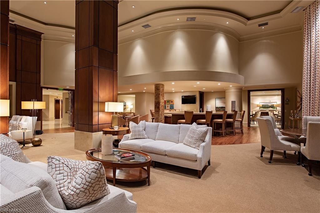 Dining room, Interior, Living room, Recessed Lighting, Wood Texture Flooring