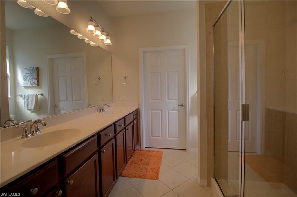 Bathroom, Dual Sink Vanities, Glass Shower, Interior