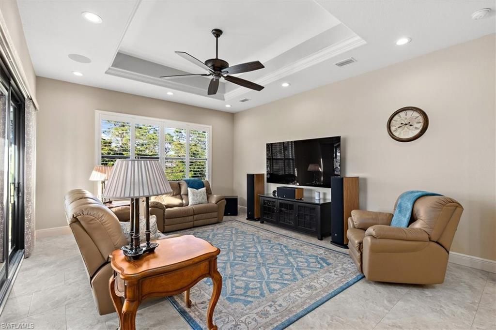 Interior, Living room, Recessed Lighting