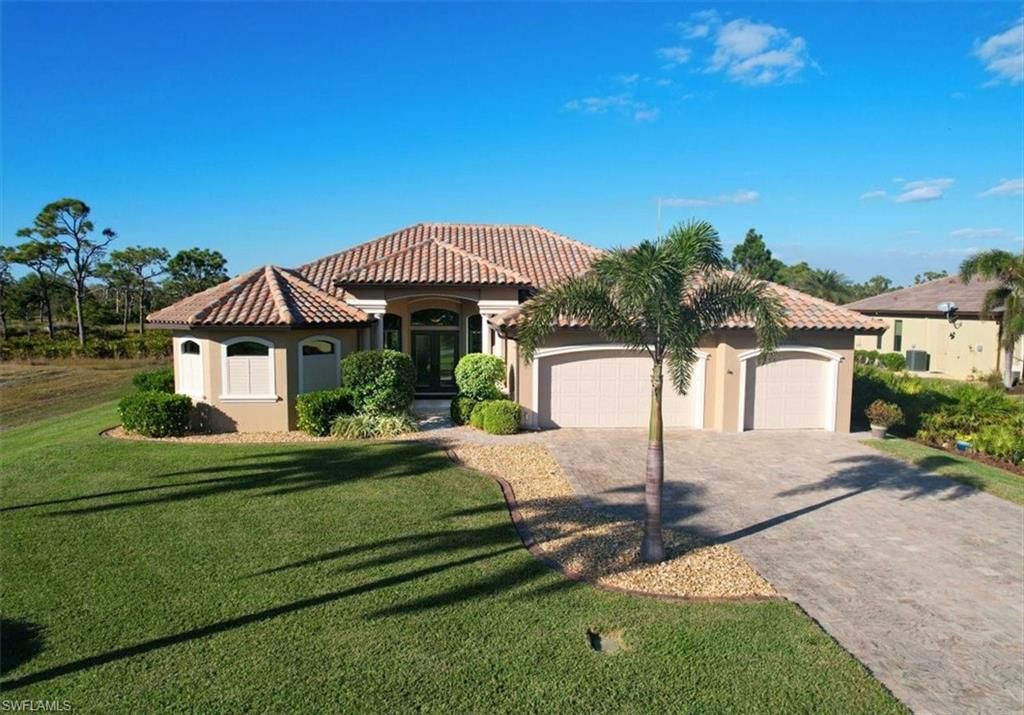 Attached, Backyard, Exterior, Facade, Mediterranean