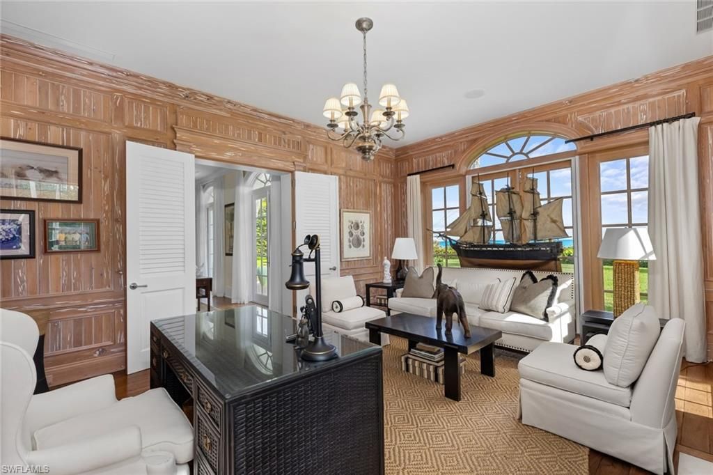 Chandelier, Interior, Living room, Wood Texture Flooring, Wooden Walls