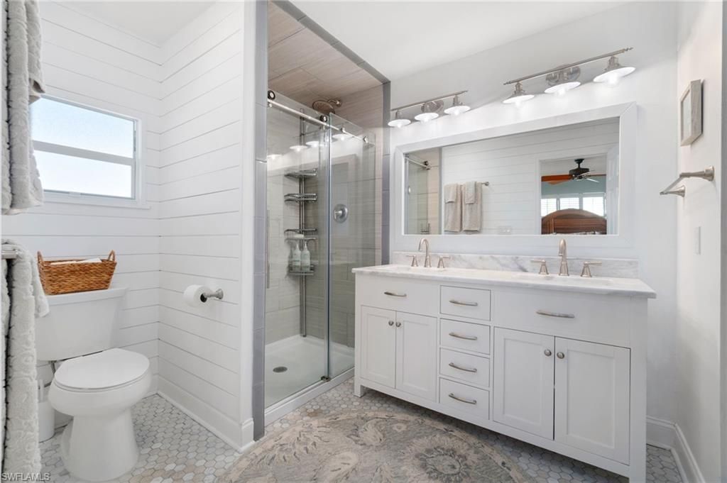 Bathroom, Dual Sink Vanities, Glass Shower, Interior