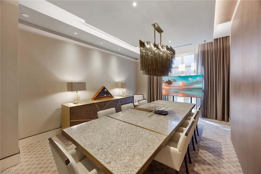 Chandelier, Dining room, Interior, Pendant Lights, Recessed Lighting
