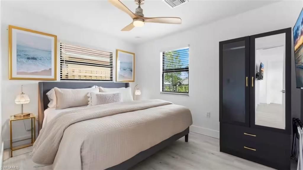 Bedroom, Interior, Wood Texture Flooring