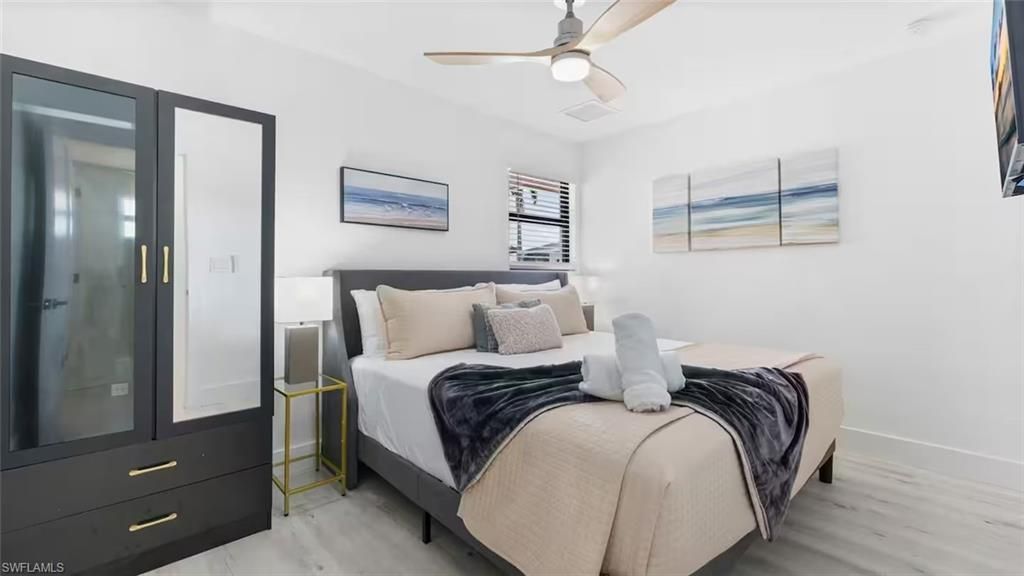 Bedroom, Interior, Wood Texture Flooring