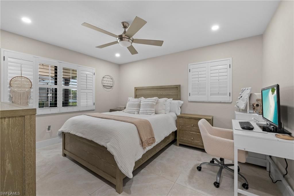 Bedroom, Home Office, Interior, Recessed Lighting