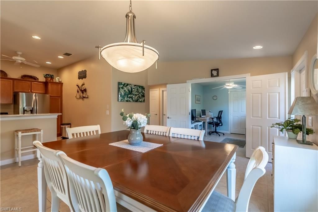 Dining room, Interior, Kitchen, Recessed Lighting, Stainless Steel Appliances