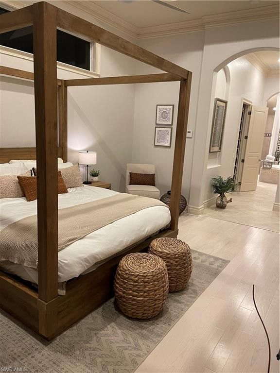 Bedroom, Interior, Wood Texture Flooring