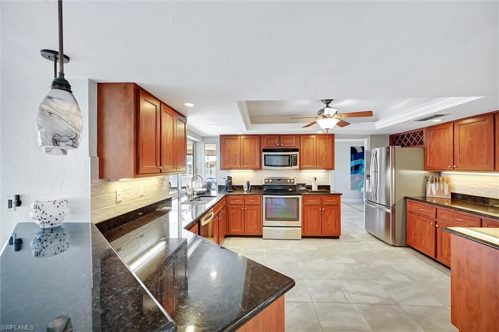 Interior, Kitchen, Recessed Lighting, Stainless Steel Appliances