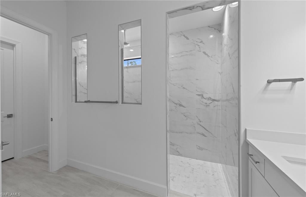 Bathroom, Interior, Marble Walls