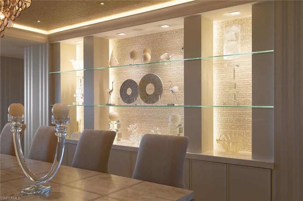Dining room, Interior, Recessed Lighting