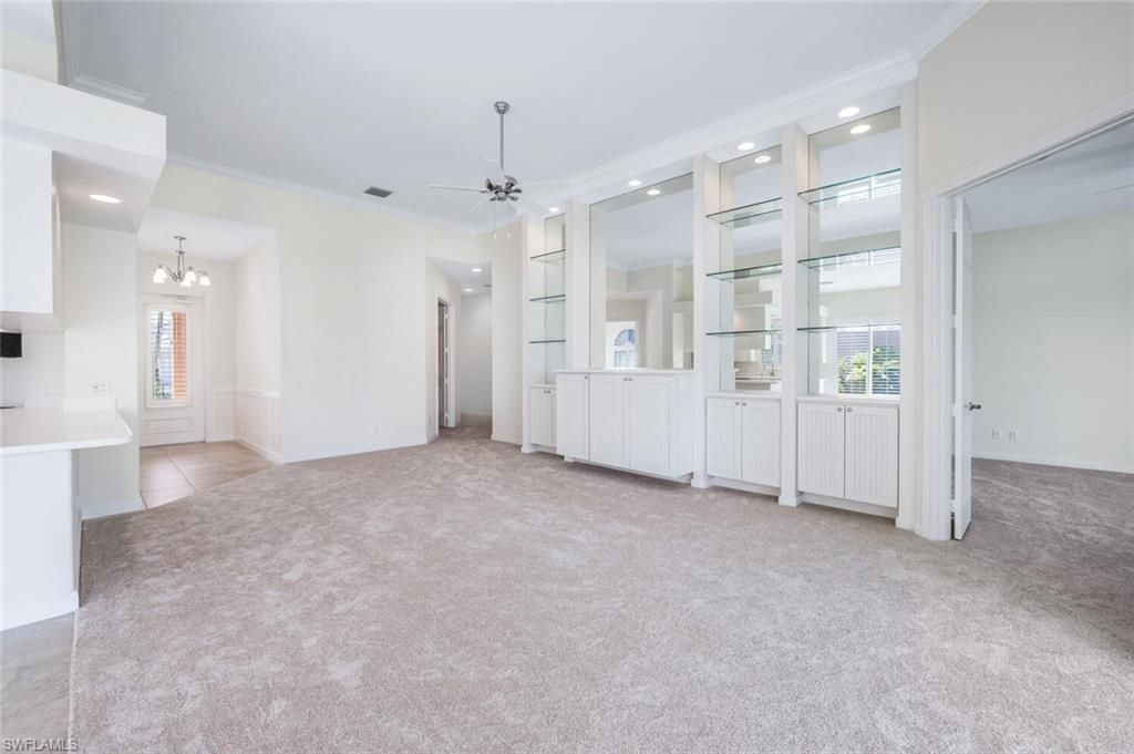 Chandelier, Empty room, Interior, Recessed Lighting