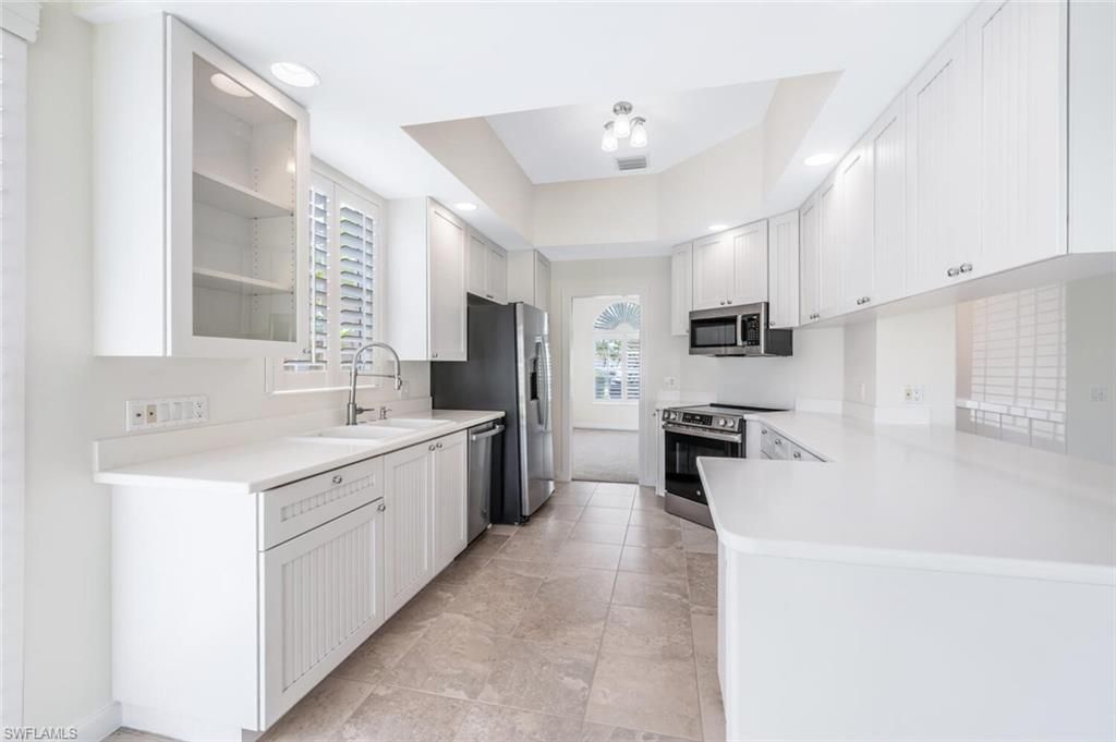 Interior, Kitchen, Recessed Lighting, Stainless Steel Appliances