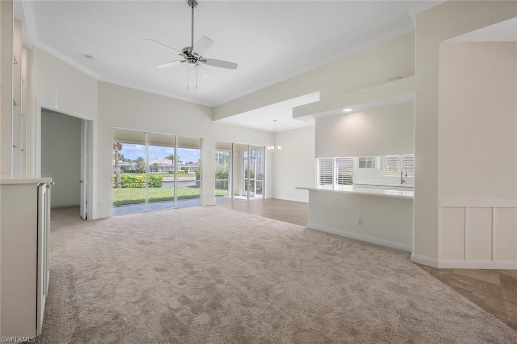 Empty room, Interior, Pendant Lights, Recessed Lighting