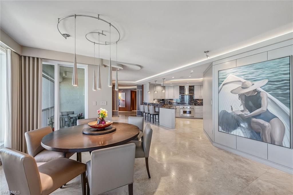 Dining room, Interior, Kitchen, Pendant Lights, Recessed Lighting