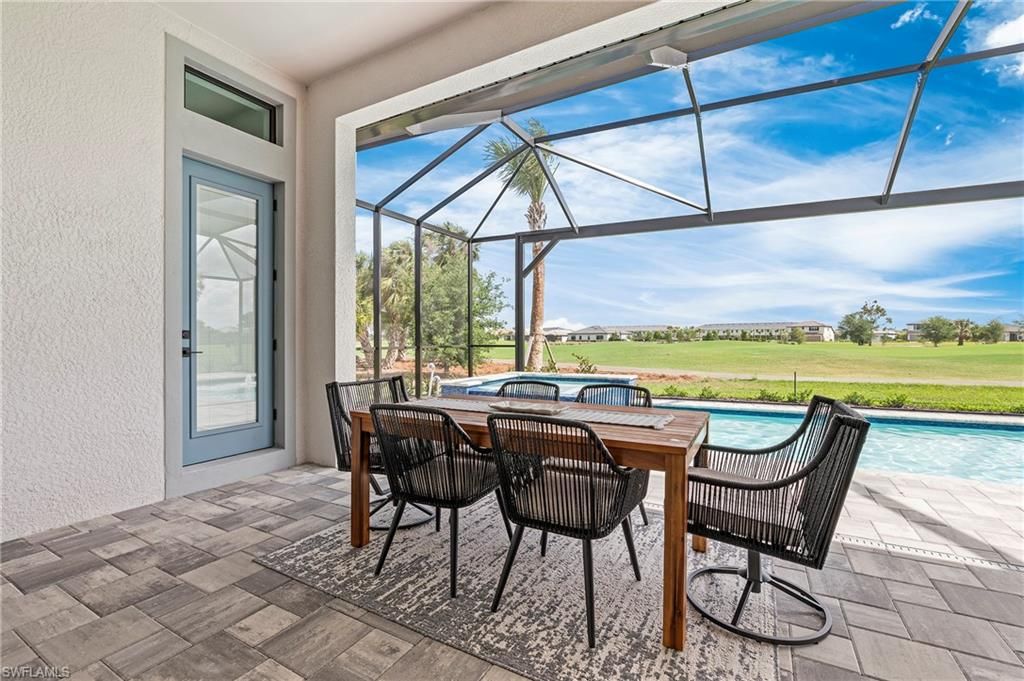 Dining room, Glass Ceilings, Interior, Pool, Sun Room