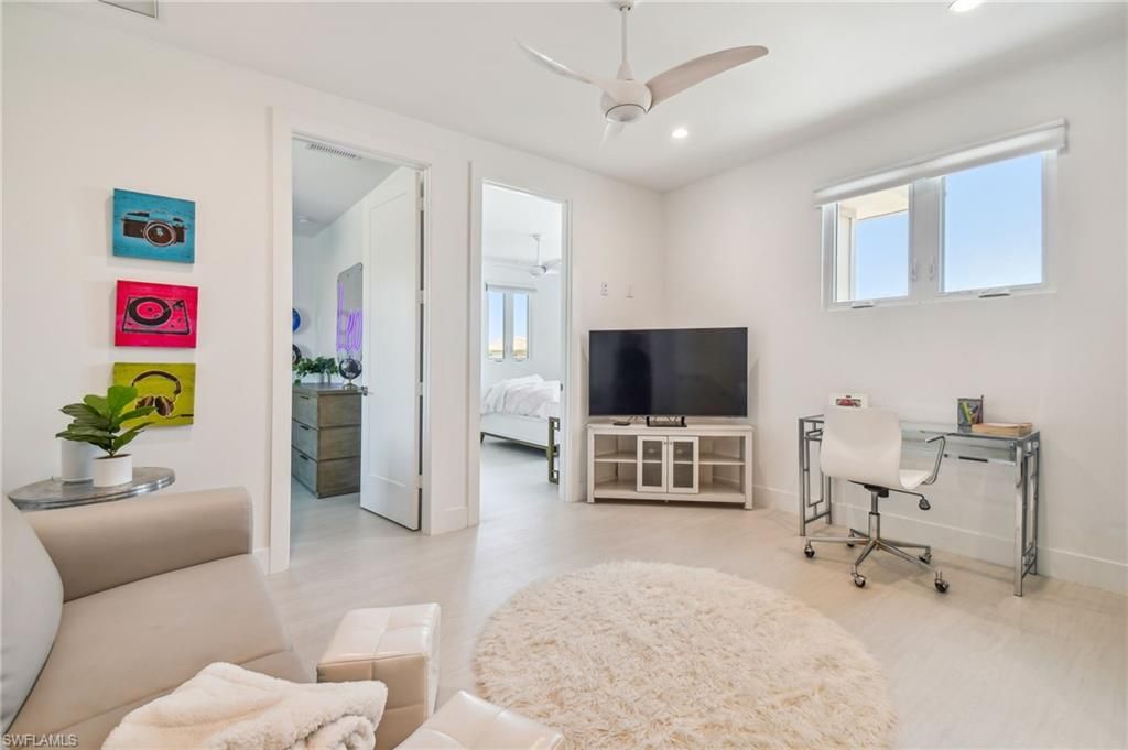 Bedroom, Home Office, Interior, Recessed Lighting