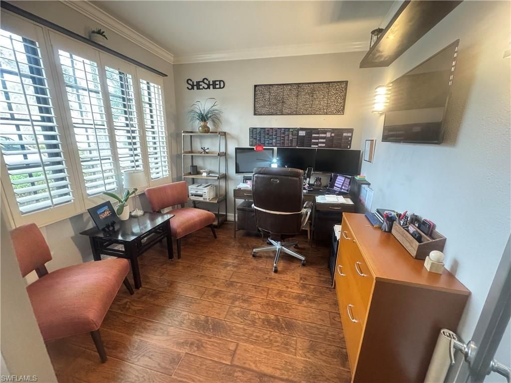Home Office, Interior, Wood Texture Flooring