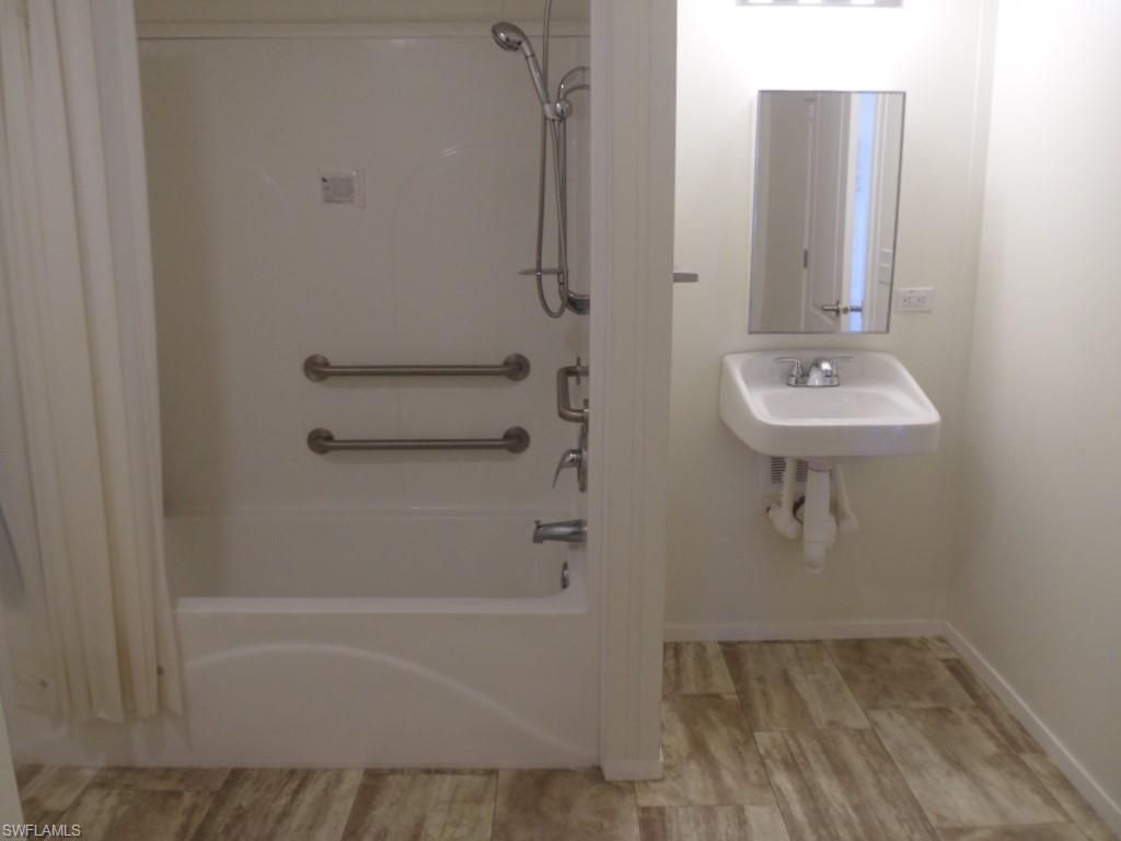 Bathroom, Interior, Wood Texture Flooring