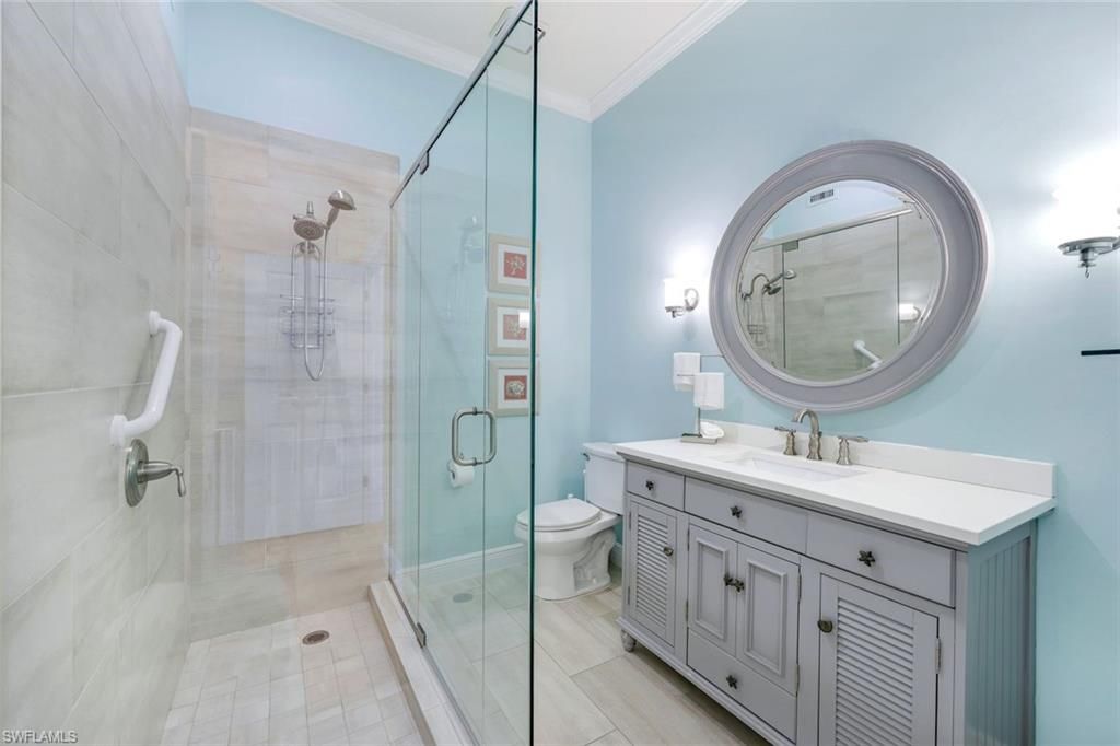 Bathroom, Glass Shower, Interior
