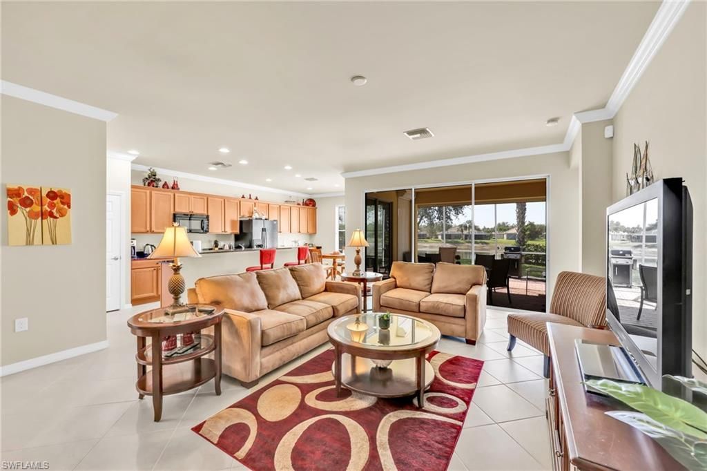 Dining room, Interior, Kitchen, Living room, Recessed Lighting, Stainless Steel Appliances