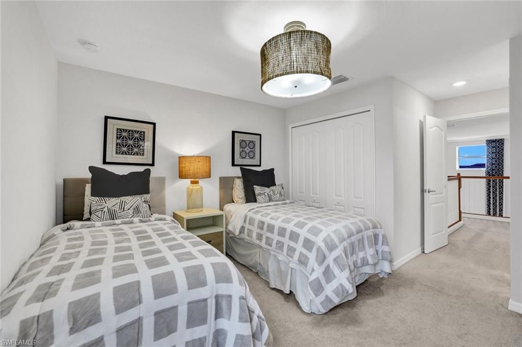 Bedroom, Interior, Recessed Lighting