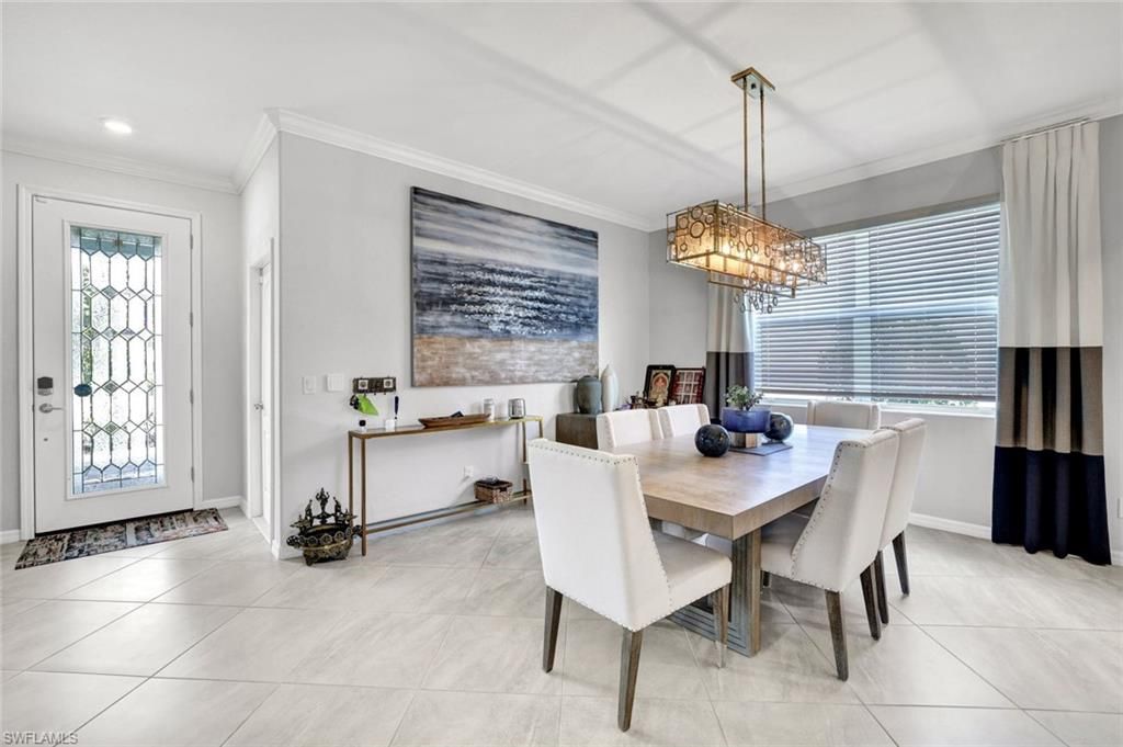 Chandelier, Dining room, Interior, Recessed Lighting