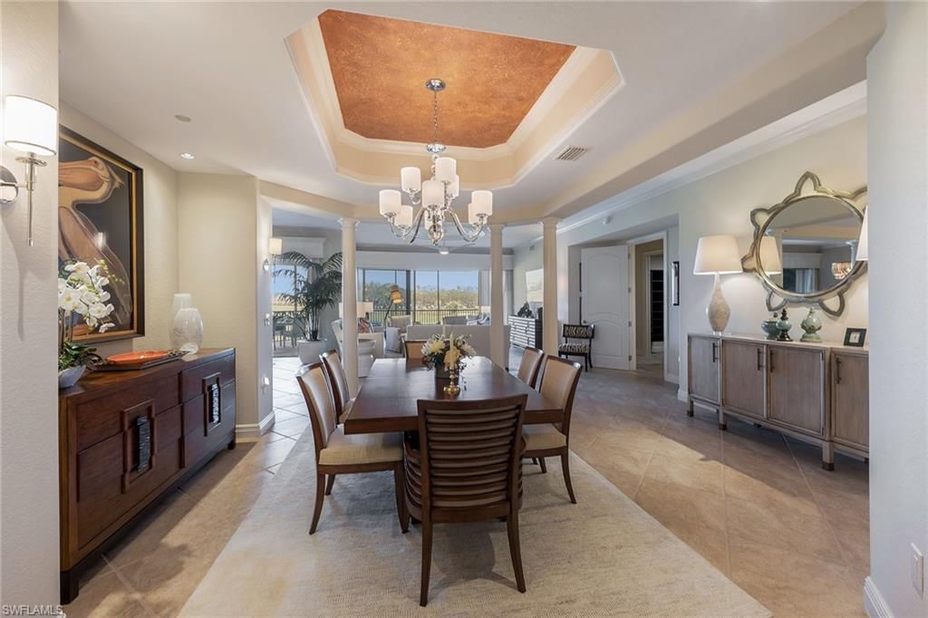 Chandelier, Dining room, Interior, Recessed Lighting