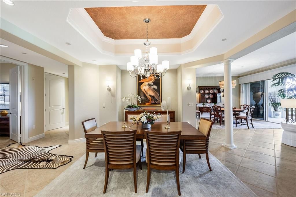 Chandelier, Dining room, Interior, Recessed Lighting