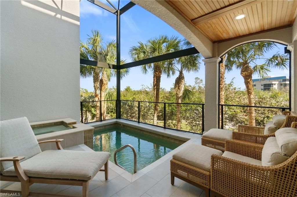 Interior, Pool, Recessed Lighting, Sun Room, Wooden Ceilings