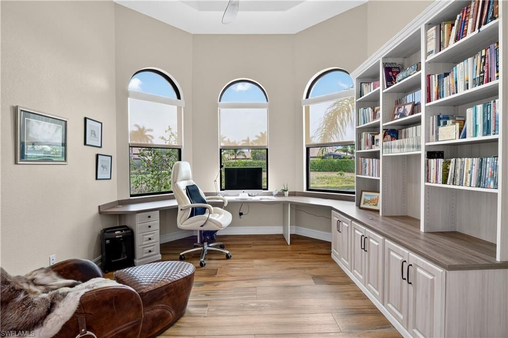 Home Office, Interior, Wood Texture Flooring