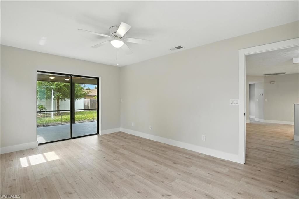 Empty room, Interior, Wood Texture Flooring