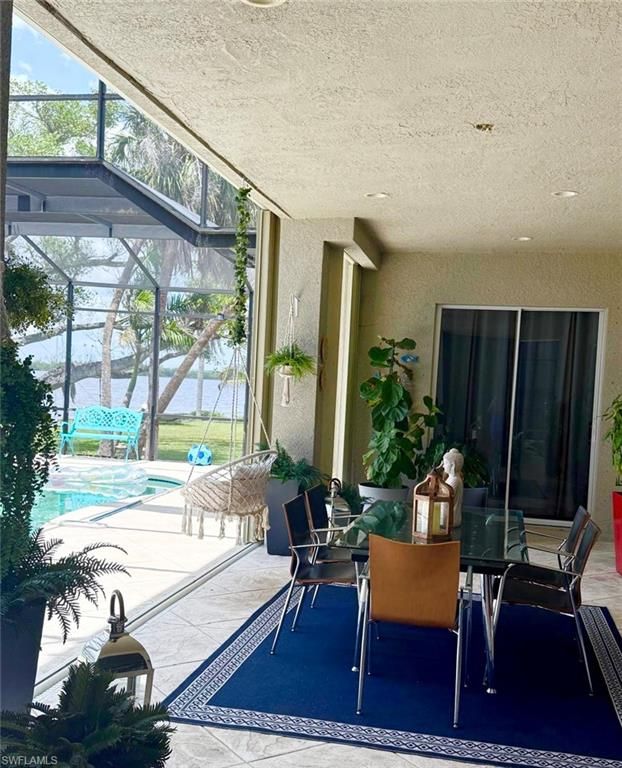 Dining room, Glass Ceilings, Interior, Pool, Sun Room