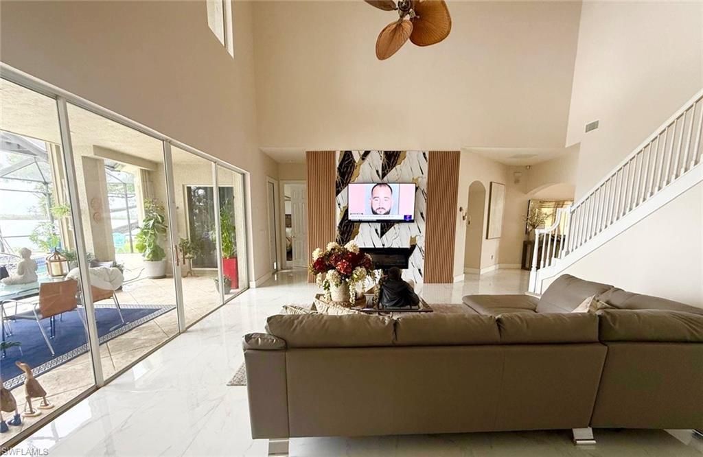 Fireplace, Interior, Living room, Marble