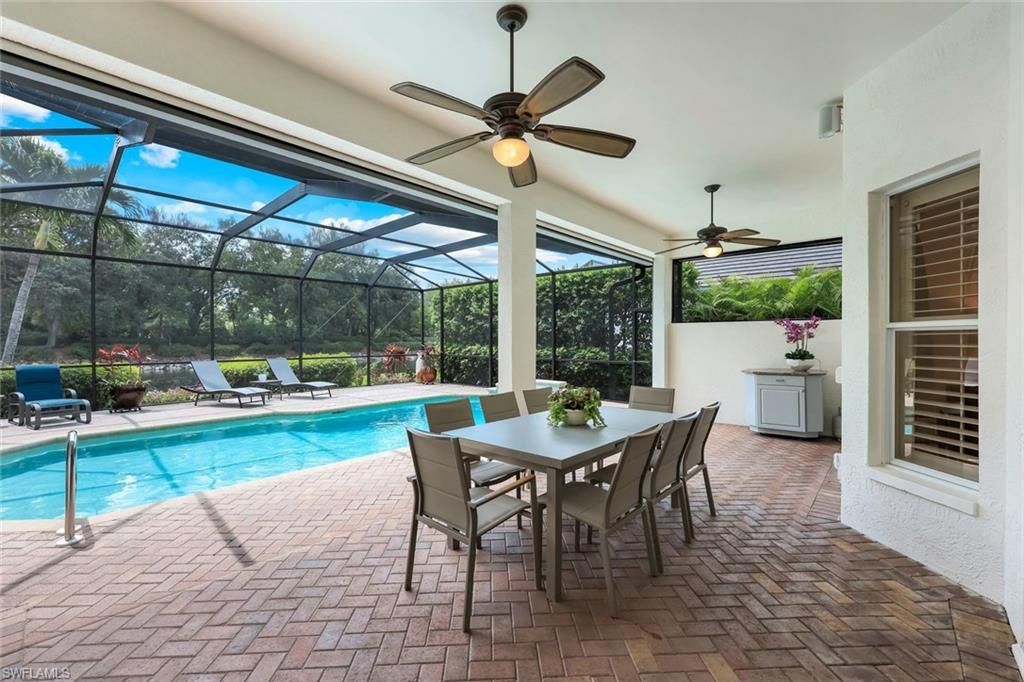 Dining room, Glass Ceilings, Interior, Pool, Sun Room
