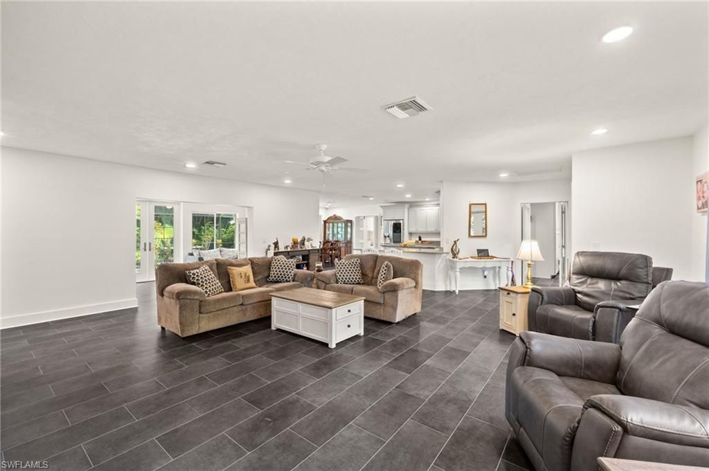 Interior, Kitchen, Living room, Recessed Lighting