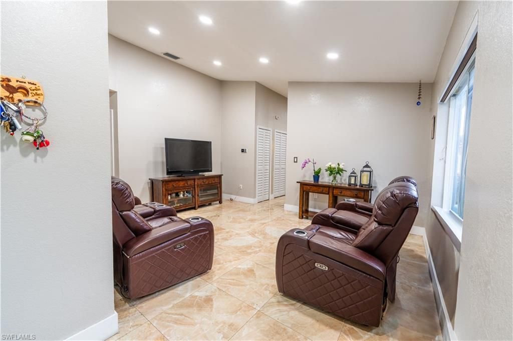 Interior, Living room, Recessed Lighting
