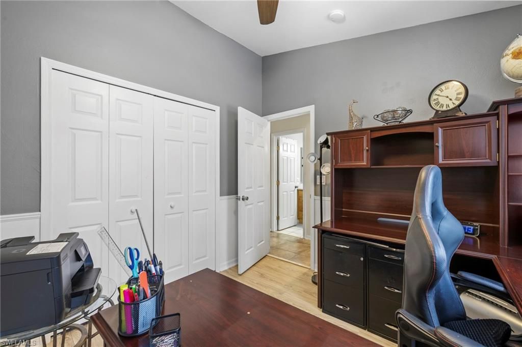 Home Office, Interior, Wood Texture Flooring