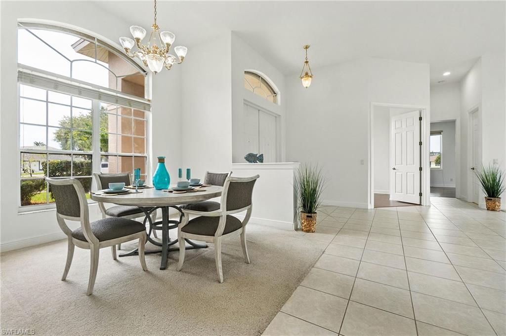 Chandelier, Dining room, Interior, Recessed Lighting