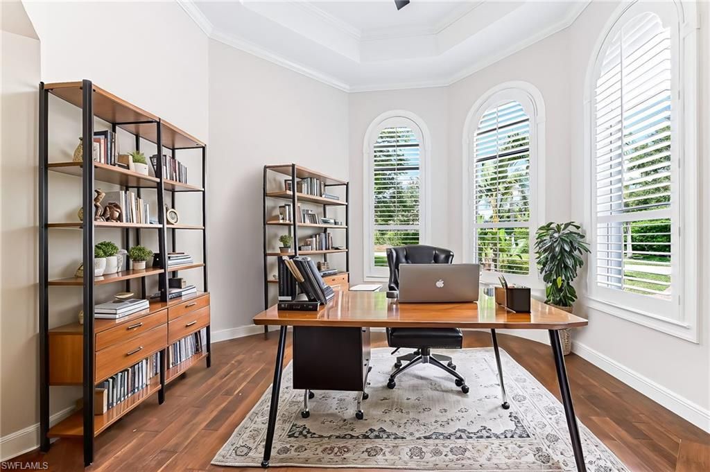 Home Office, Interior, Wood Texture Flooring
