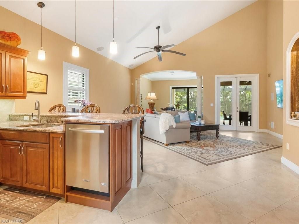 Interior, Kitchen, Living room, Pendant Lights