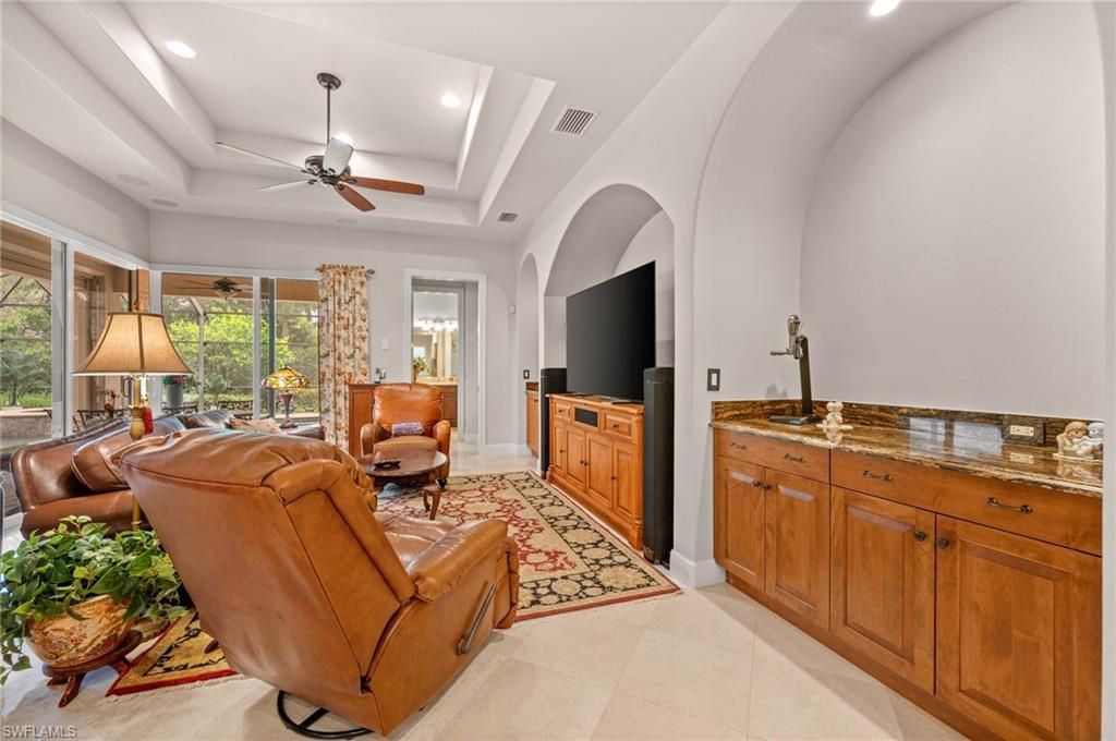 Interior, Living room, Recessed Lighting