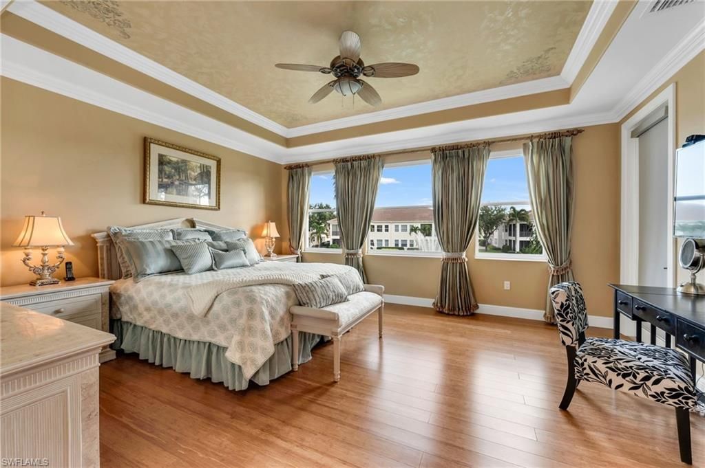 Bedroom, Interior, Water, Wood Texture Flooring