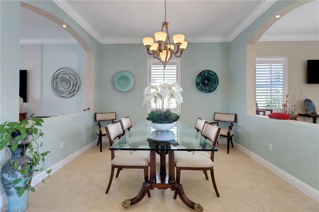 Chandelier, Dining room, Interior, Recessed Lighting