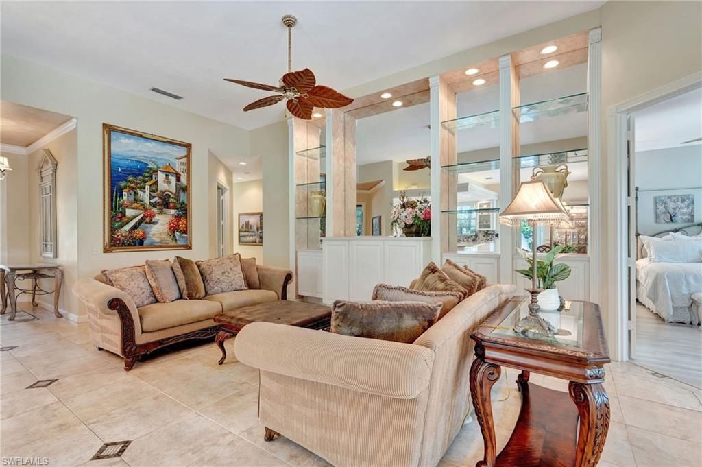 Interior, Living room, Recessed Lighting